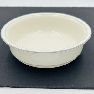 Lenox USA Chinastone For the Grey Patterns 6.25" Soup/Cereal Bowl Pinstripe
